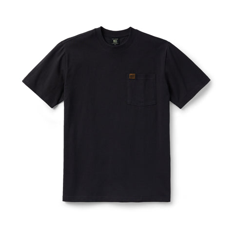 Filson S/S Pioneer Solid One Pocket Tee - Black